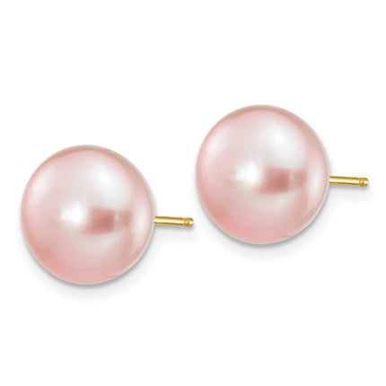 14k Yellow Gold Earrings Style X100BPU - Classique Jewelry Inc.