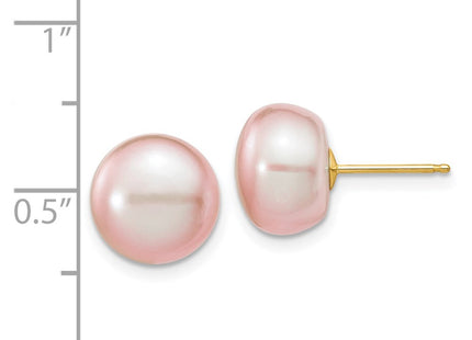 14k Yellow Gold Earrings Style X100BPU - Classique Jewelry Inc.