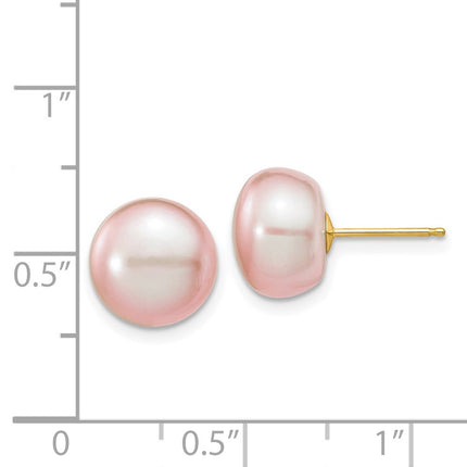 14k Yellow Gold Earrings Style X100BPU - Classique Jewelry Inc.