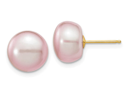 14k Yellow Gold Earrings Style X100BPU - Classique Jewelry Inc.