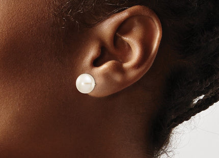 14k Yellow Gold Earrings Style X100BW - Classique Jewelry Inc.