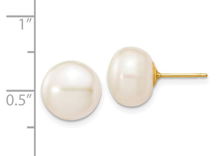 14k Yellow Gold Earrings Style X100BW - Classique Jewelry Inc.