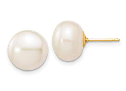 14k Yellow Gold Earrings Style X100BW - Classique Jewelry Inc.