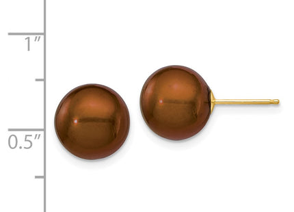 14k Yellow Gold Earrings Style X100PC - Classique Jewelry Inc.