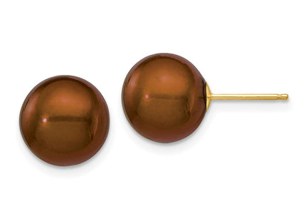 14k Yellow Gold Earrings Style X100PC - Classique Jewelry Inc.