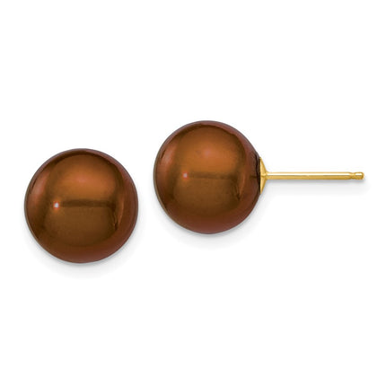 14k Yellow Gold Earrings Style X100PC - Classique Jewelry Inc.