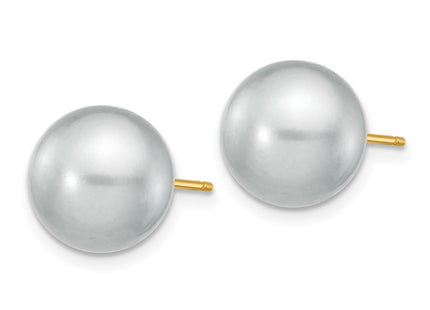 14k Yellow Gold Earrings Style X100PG - Classique Jewelry Inc.