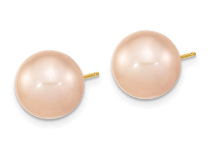 14k Yellow Gold Earrings Style X100PPI - Classique Jewelry Inc.