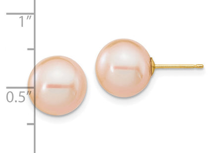 14k Yellow Gold Earrings Style X100PPI - Classique Jewelry Inc.