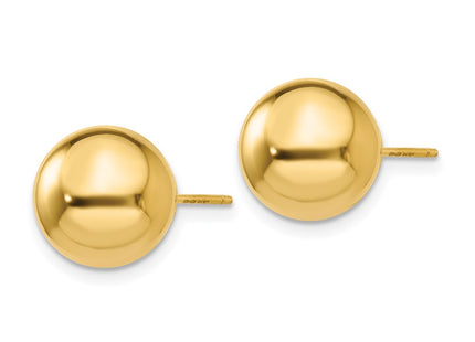14K gold earrings, alternate view