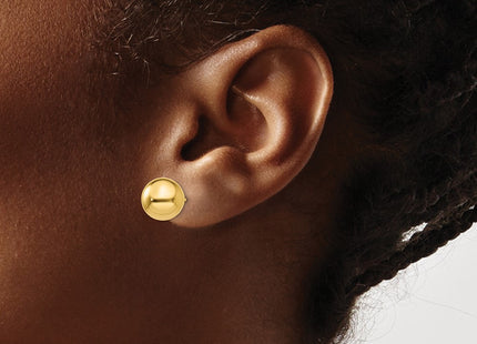 14K gold earrings, another view
