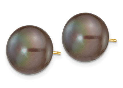 14k Yellow Gold Earrings Style X110BB - Classique Jewelry Inc.