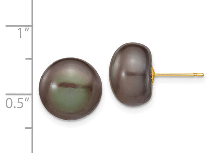 14k Yellow Gold Earrings Style X110BB - Classique Jewelry Inc.