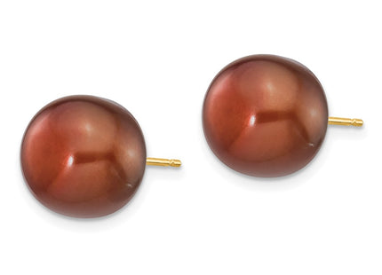 14k Yellow Gold Earrings Style X110BC - Classique Jewelry Inc.