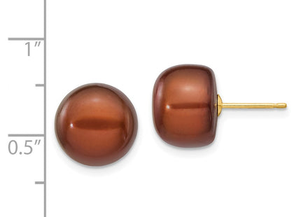 14k Yellow Gold Earrings Style X110BC - Classique Jewelry Inc.