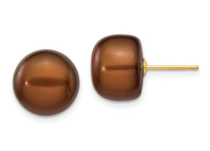 14k Yellow Gold Earrings Style X110BC - Classique Jewelry Inc.