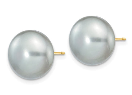 14k Yellow Gold Earrings Style X110BG - Classique Jewelry Inc.