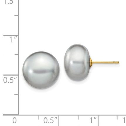 14k Yellow Gold Earrings Style X110BG - Classique Jewelry Inc.