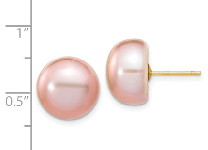 14k Yellow Gold Earrings Style X110BPU - Classique Jewelry Inc.
