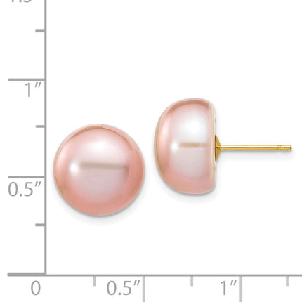 14k Yellow Gold Earrings Style X110BPU - Classique Jewelry Inc.