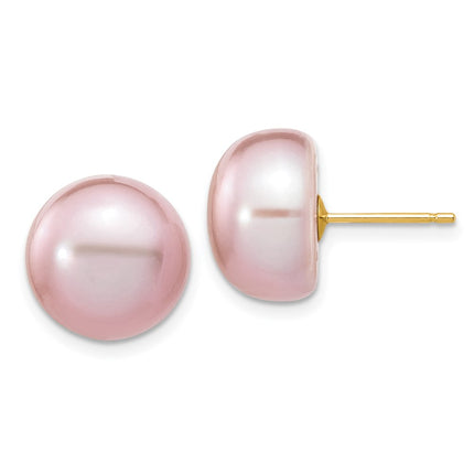 14k Yellow Gold Earrings Style X110BPU - Classique Jewelry Inc.