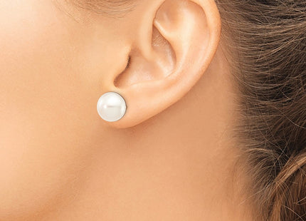 14k Yellow Gold Earrings Style X110BW - Classique Jewelry Inc.