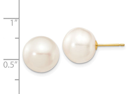 14k Yellow Gold Earrings Style X110BW - Classique Jewelry Inc.