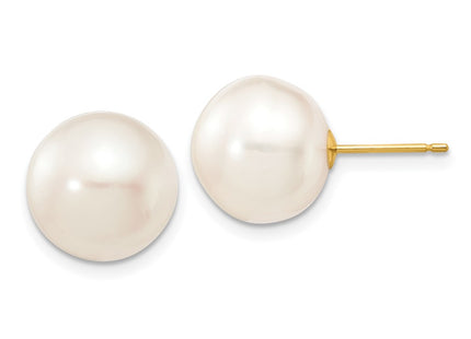 14k Yellow Gold Earrings Style X110BW - Classique Jewelry Inc.