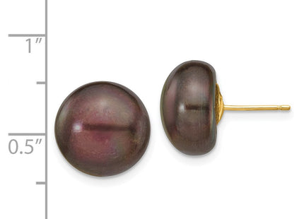 14k Yellow Gold Earrings Style X120BB - Classique Jewelry Inc.