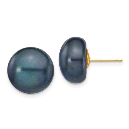 14k Yellow Gold Earrings Style X120BB - Classique Jewelry Inc.