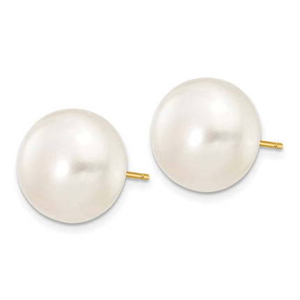 14k Yellow Gold Earrings Style X120BW - Classique Jewelry Inc.