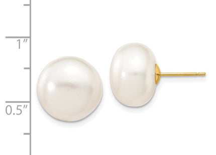 14k Yellow Gold Earrings Style X120BW - Classique Jewelry Inc.