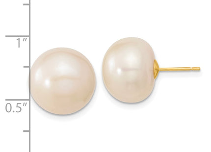 14k Yellow Gold Earrings Style X130BW - Classique Jewelry Inc.