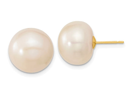 14k Yellow Gold Earrings Style X130BW - Classique Jewelry Inc.