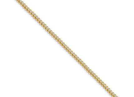 14k Complete 0.93 Carat Round Diamond Fancy Spiral Tennis Bracelet (Style X2000AA)