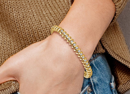 14k Yellow Gold Bracelets Style X2001AAA - Classique Jewelry Inc.