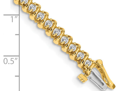 14k Yellow Gold Bracelets Style X2001AAA - Classique Jewelry Inc.