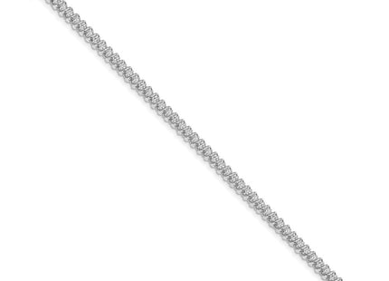 14k White Gold Bracelets Style X2001WAA - Classique Jewelry Inc.