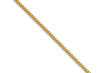 14k Yellow Gold Bracelets Style X2002 - Classique Jewelry Inc.