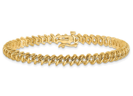14k Yellow Gold Bracelets Style X2002 - Classique Jewelry Inc.