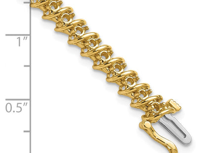 14k Yellow Gold Bracelets Style X2002 - Classique Jewelry Inc.