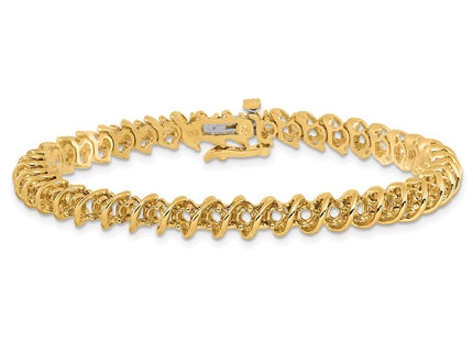 14k Yellow Gold Bracelets Style X2003 - Classique Jewelry Inc.