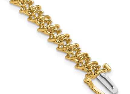 14k Yellow Gold Bracelets Style X2003 - Classique Jewelry Inc.