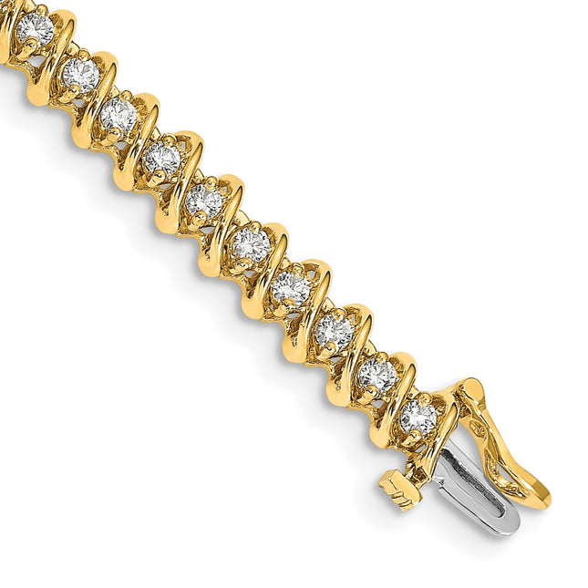 14k Yellow Gold Bracelets Style X2003AAA - Classique Jewelry Inc.