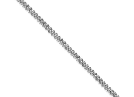 14k White Gold Bracelets Style X2003W - Classique Jewelry Inc.