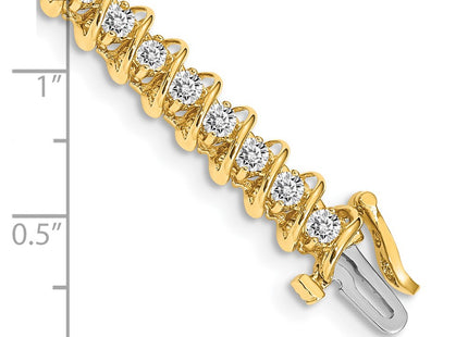 14k Yellow Gold Bracelets Style X2004AA - Classique Jewelry Inc.