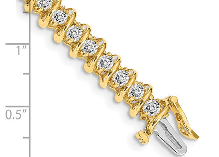 14k Yellow Gold Bracelets Style X2005AAA - Classique Jewelry Inc.