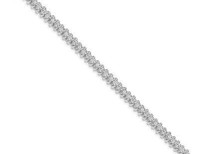 14k White Gold Bracelets Style X2005WVS - Classique Jewelry Inc.