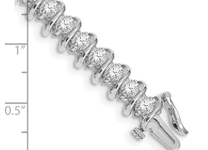 14k White Gold Bracelets Style X2006WAA - Classique Jewelry Inc.