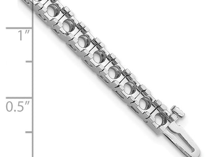 14k White Gold Bracelets Style X2044W - Classique Jewelry Inc.